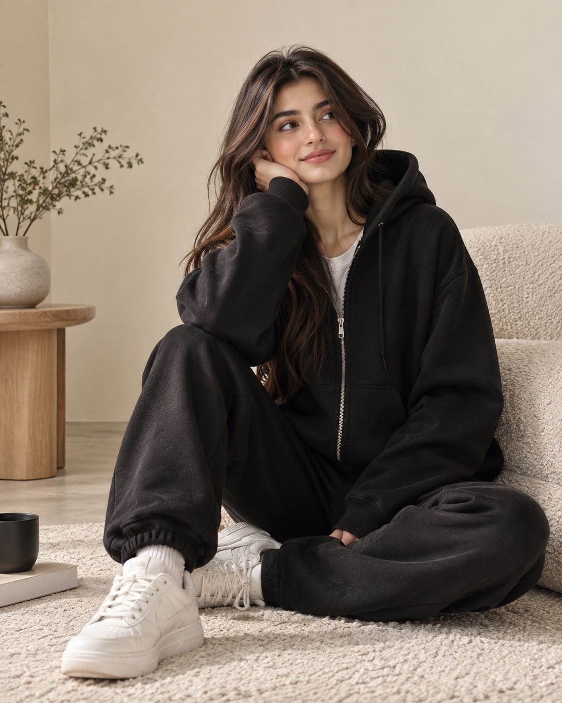 black-zipper-with-black-joggers-front