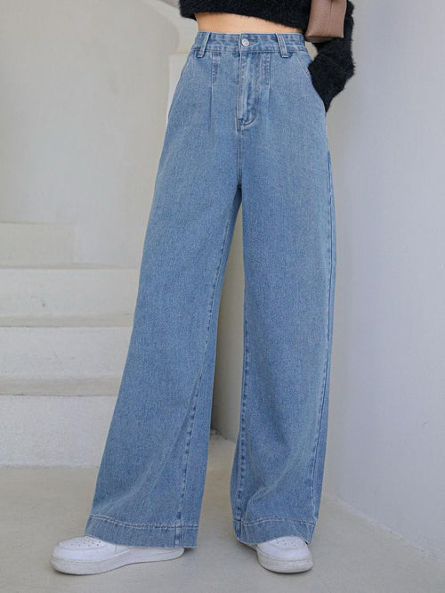 Wide leg jeans by TeesnTies, view 11 of 13