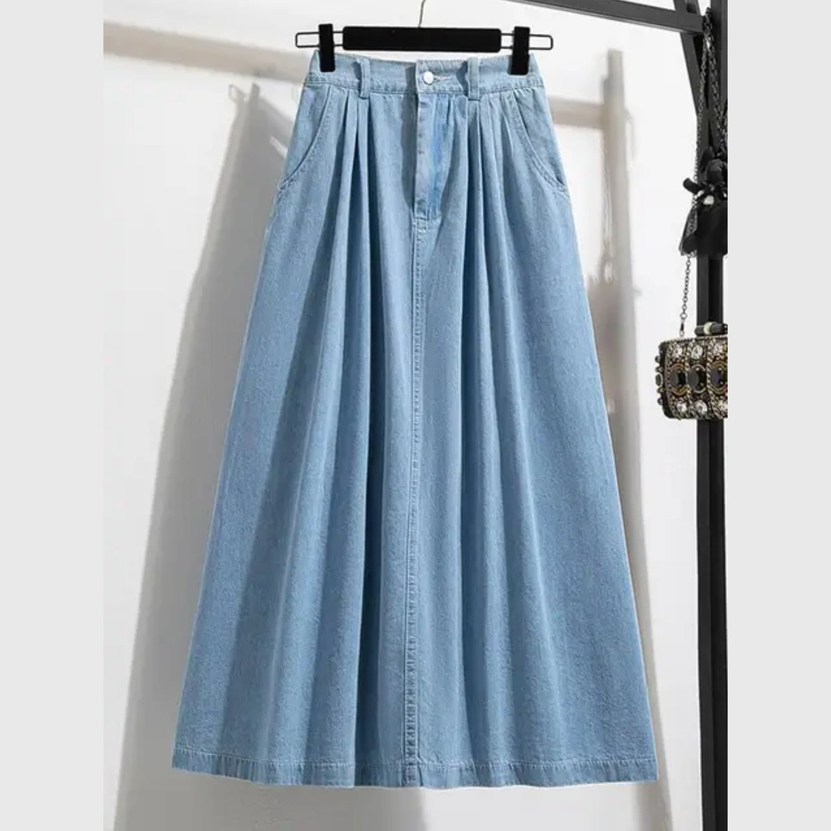 Denim skirt by TeesnTies, view 1 of 3