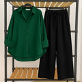 bottle-green-button-down-with-black-flapper-trouser-front