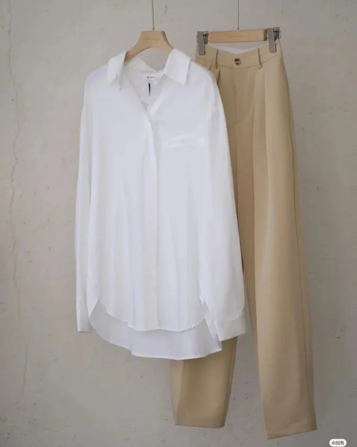 white-button-down-with-beige-formal-pants-front