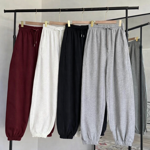 Unisex terry sweatpants by TeesnTies, view 2 of 3