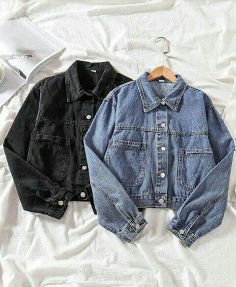 Pack of 2 sky and black Denim Jackets by TeesnTies, view 1 of 1