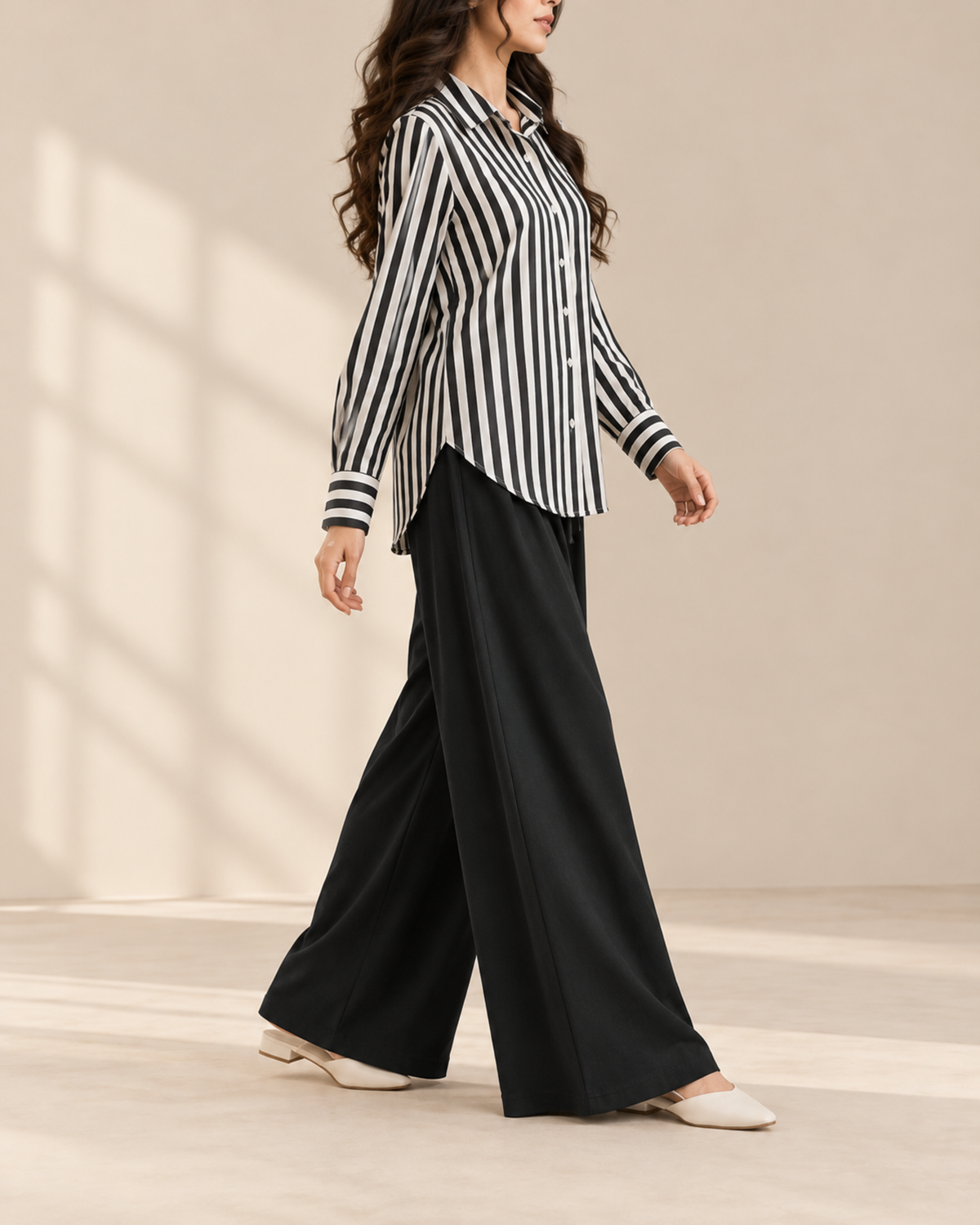 black-lining-button-down-with-black-flapper-trouser-side
