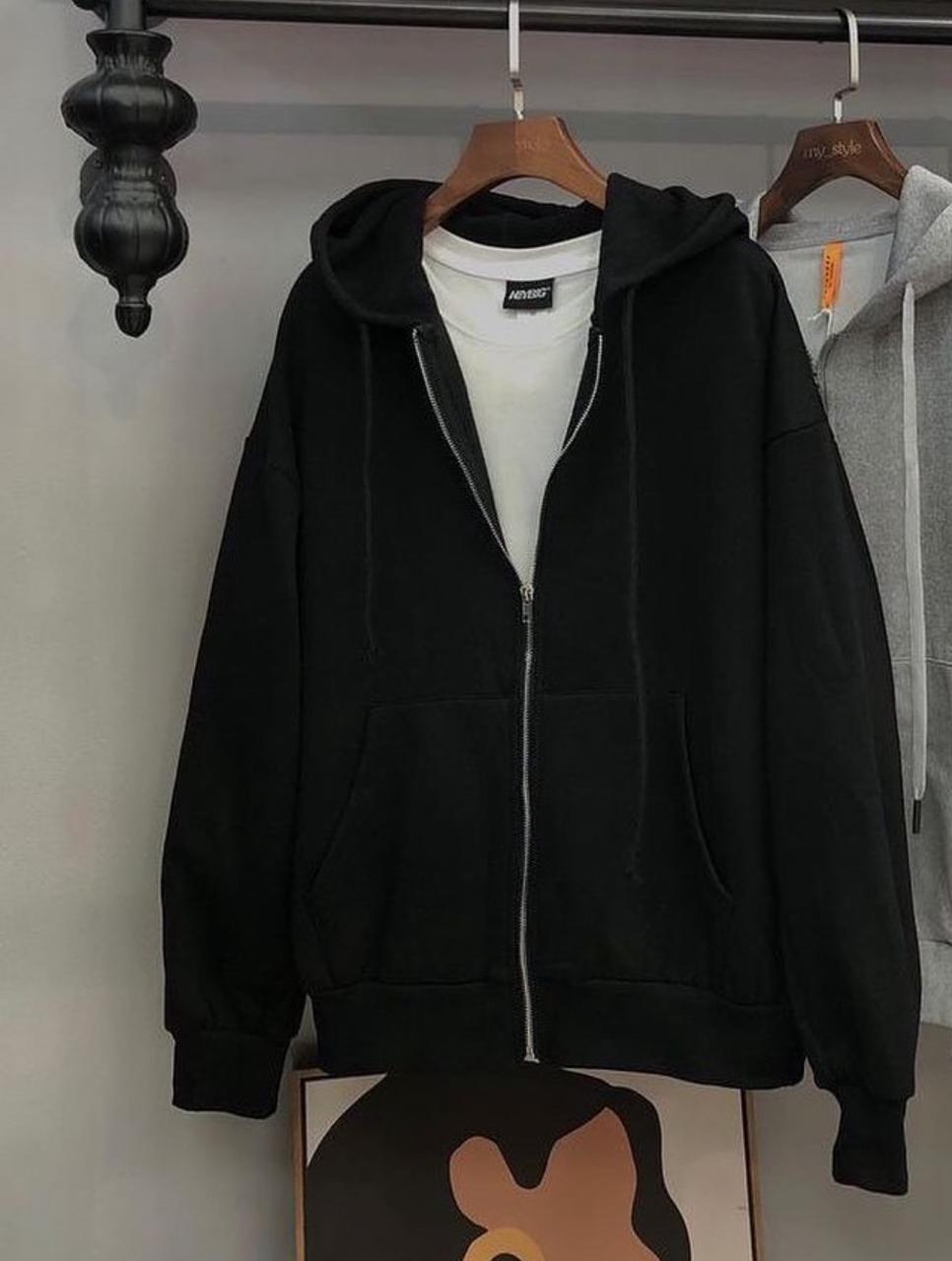 Black zipper with Inner shirt by TeesnTies, view 1 of 1