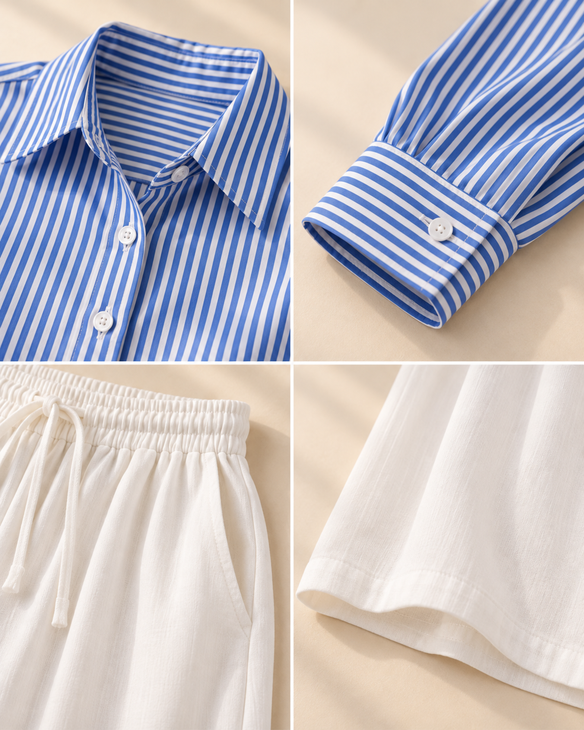 blue-lining-button-down-with-white-flapper-trouser-closeup