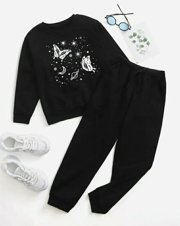 Satrn butterfly sweatshirt tracksuit by TeesnTies, view 3 of 3